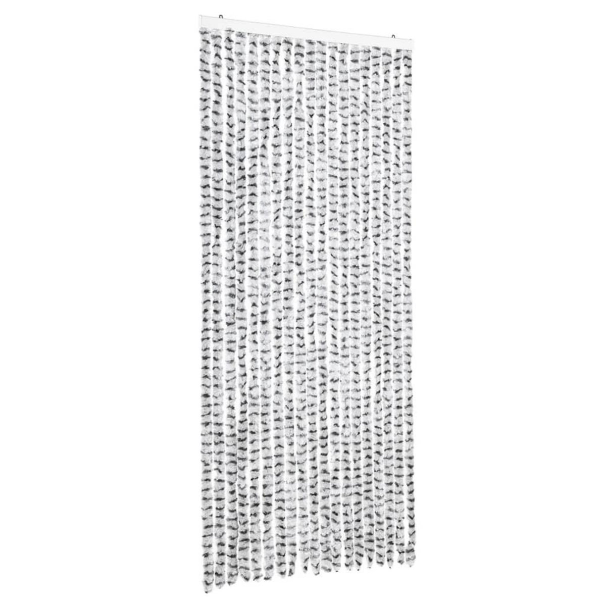 VIDAXL Moustiquaire Gris clair et gris fonce 56x185 cm Chenille