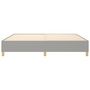 Voir la diapositive 5 : VIDAXL Cadre de lit sans matelas gris clair 200x200 cm tissu