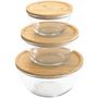 Voir la diapositive 2 : PEBBLY Boîte alimentaire Bol a mixer rond 2.6 L avec couvercle