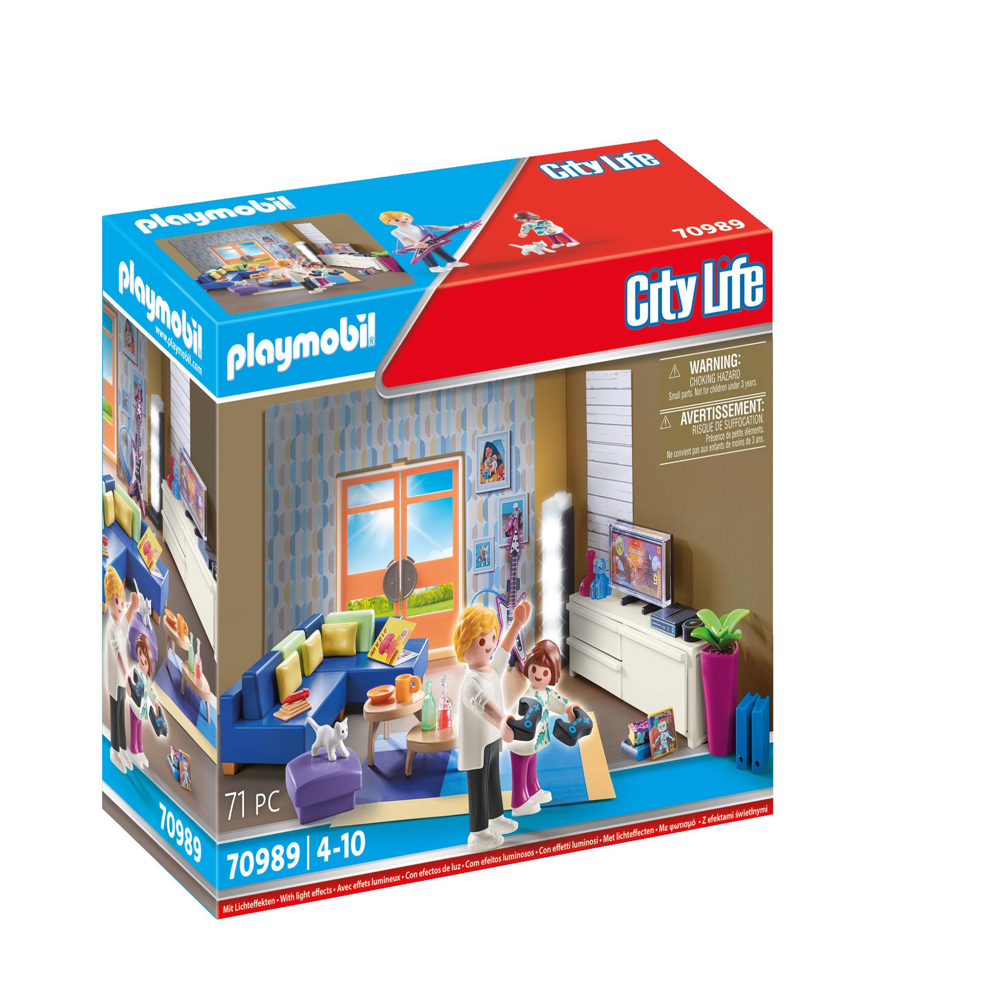 PLAYMOBIL 70989 - Salon aménagé