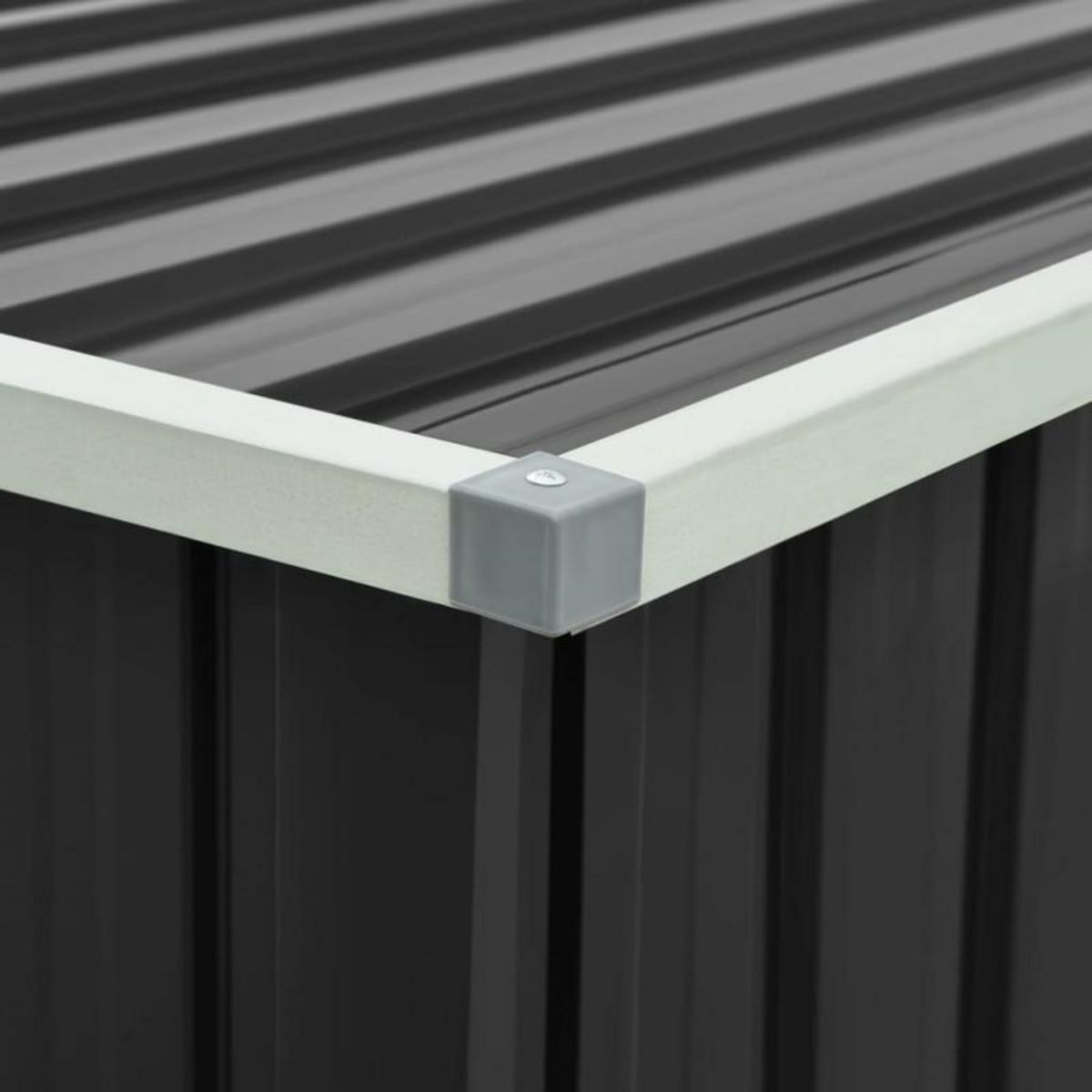 VIDAXL Boîte de rangement de jardin Anthracite 171x99x93 cm