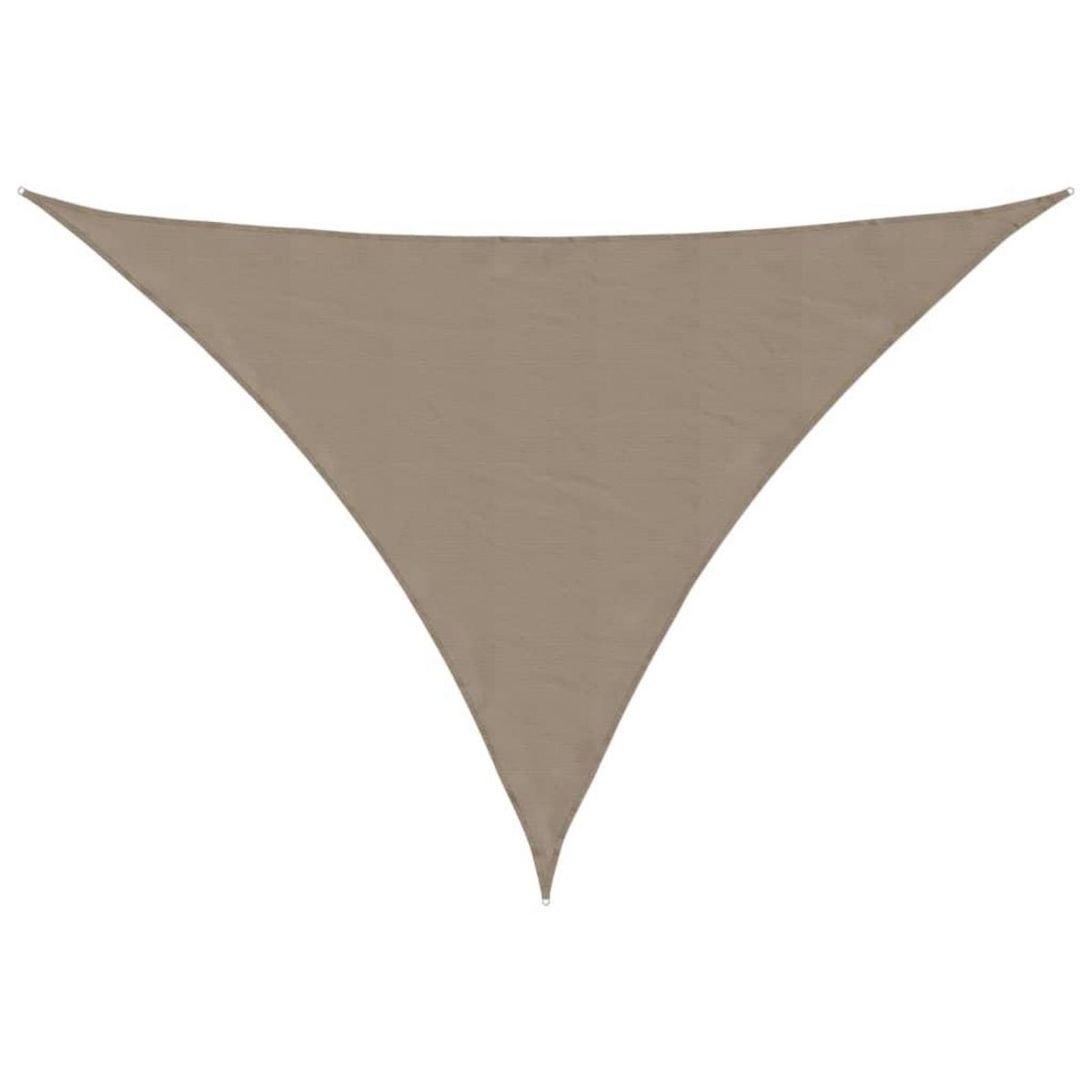 VIDAXL Voile de parasol tissu oxford triangulaire 5x5x6 m taupe