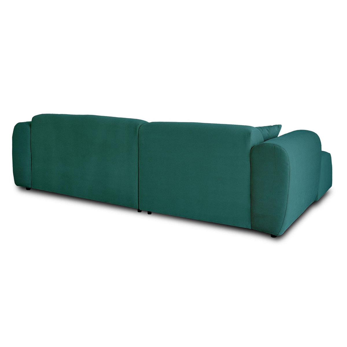 LISA DESIGN Aumance - canapé d'angle gauche 4 places - en velours côtelé