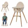 Voir la diapositive 2 : KINDERKRAFT Chaise Haute Fini