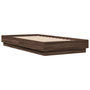 Voir la diapositive 3 : VIDAXL Cadre de lit sans matelas chene marron 90x190cm bois ingenierie