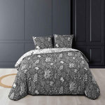 Paris Prix Parure de Lit 3 Pièces  Suzanne  260x240cm Anthracite