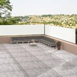 VIDAXL Auvent lateral retractable Creme 117x1200 cm