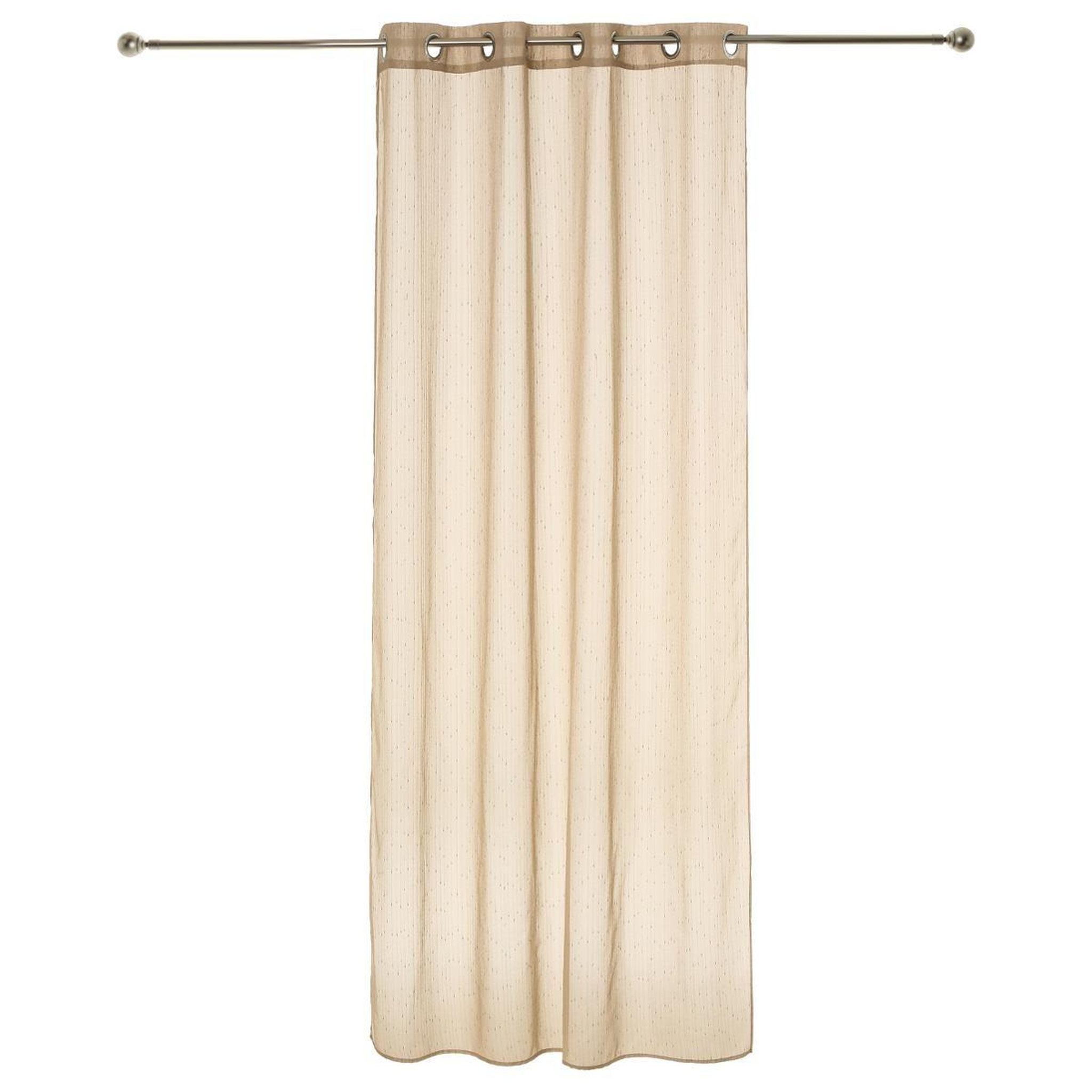 ATMOSPHERA Rideau voilage  rayure  140x240cm lin