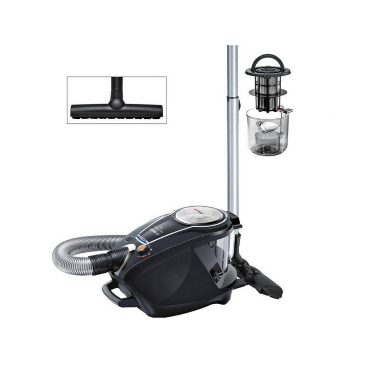 BOSCH Aspirateur sans sac aaba 64db noir - bgs7ms64