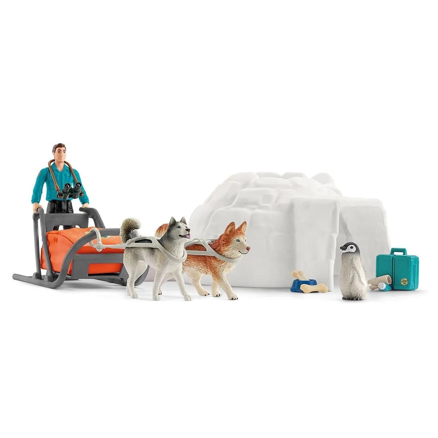 SCHLEICH Expédition en Antarctique 42624 Gamme Wild Life Neuf - vue 7