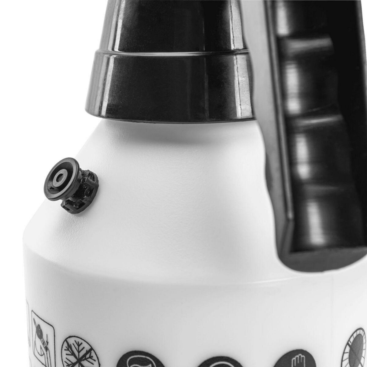 VITO Pulvérisateur à main 1.5L spécial Produits Agressifs Jardin - Pulvérisateur à Pression + 4 Buses Interchangeables VITO