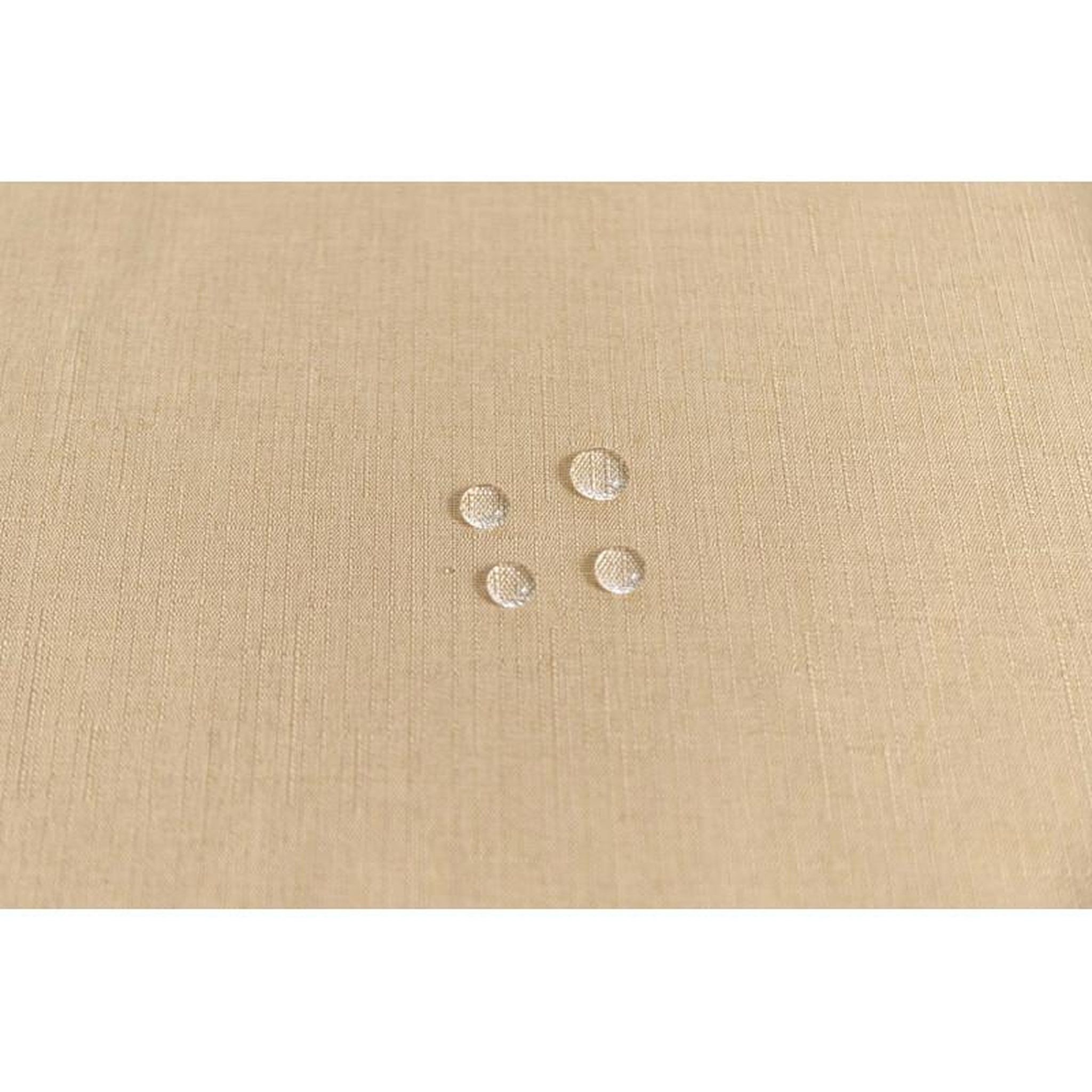 Voir la diapositive 4 : UNIVERS DECOR Nappe antitache unie carrée beige 180 x 180 cm - beige -