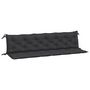 Voir la diapositive 2 : VIDAXL Coussins de banc jardin lot de 2 noir 200x50x7 cm tissu Oxford