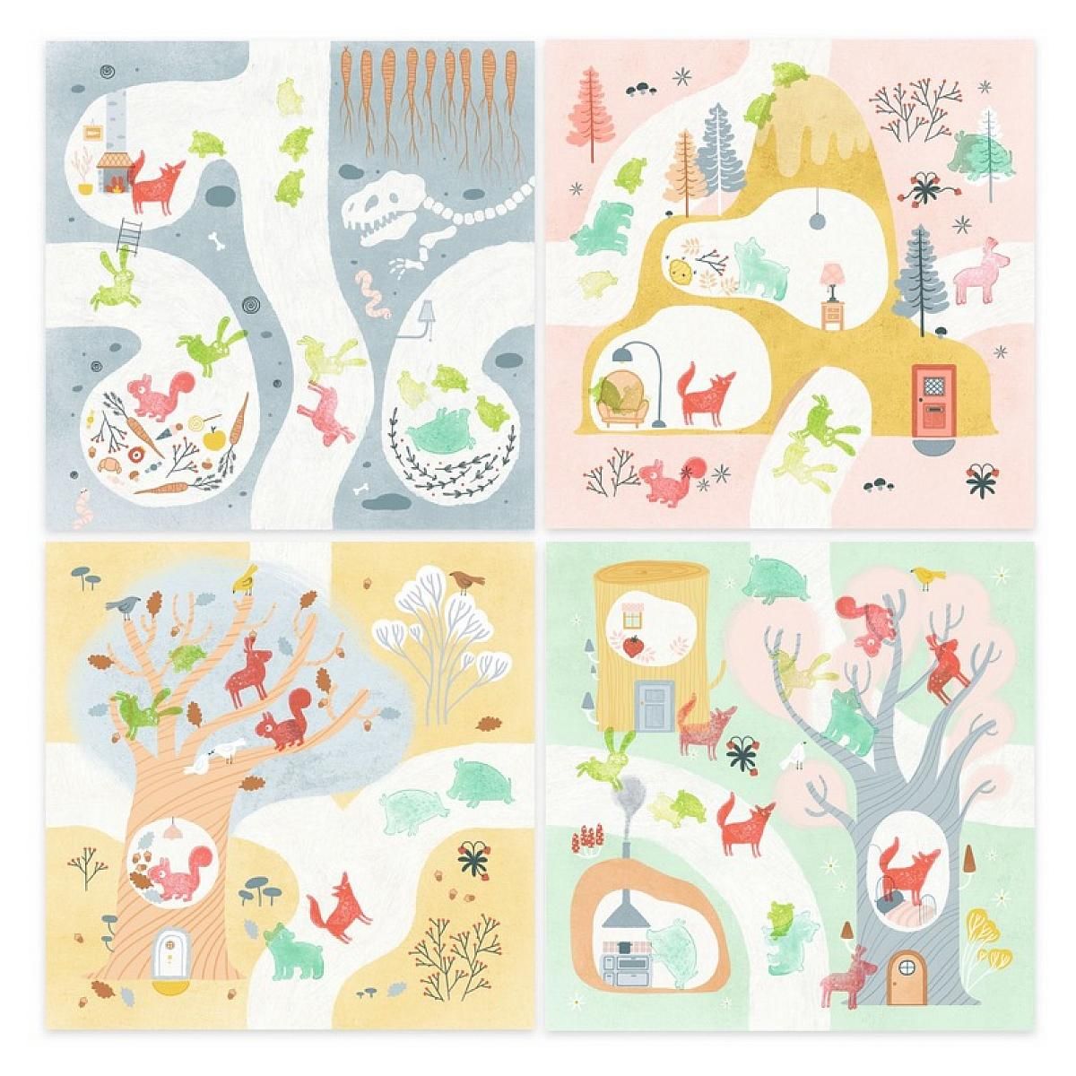 Djeco DJ09953 coffret tampons en visite