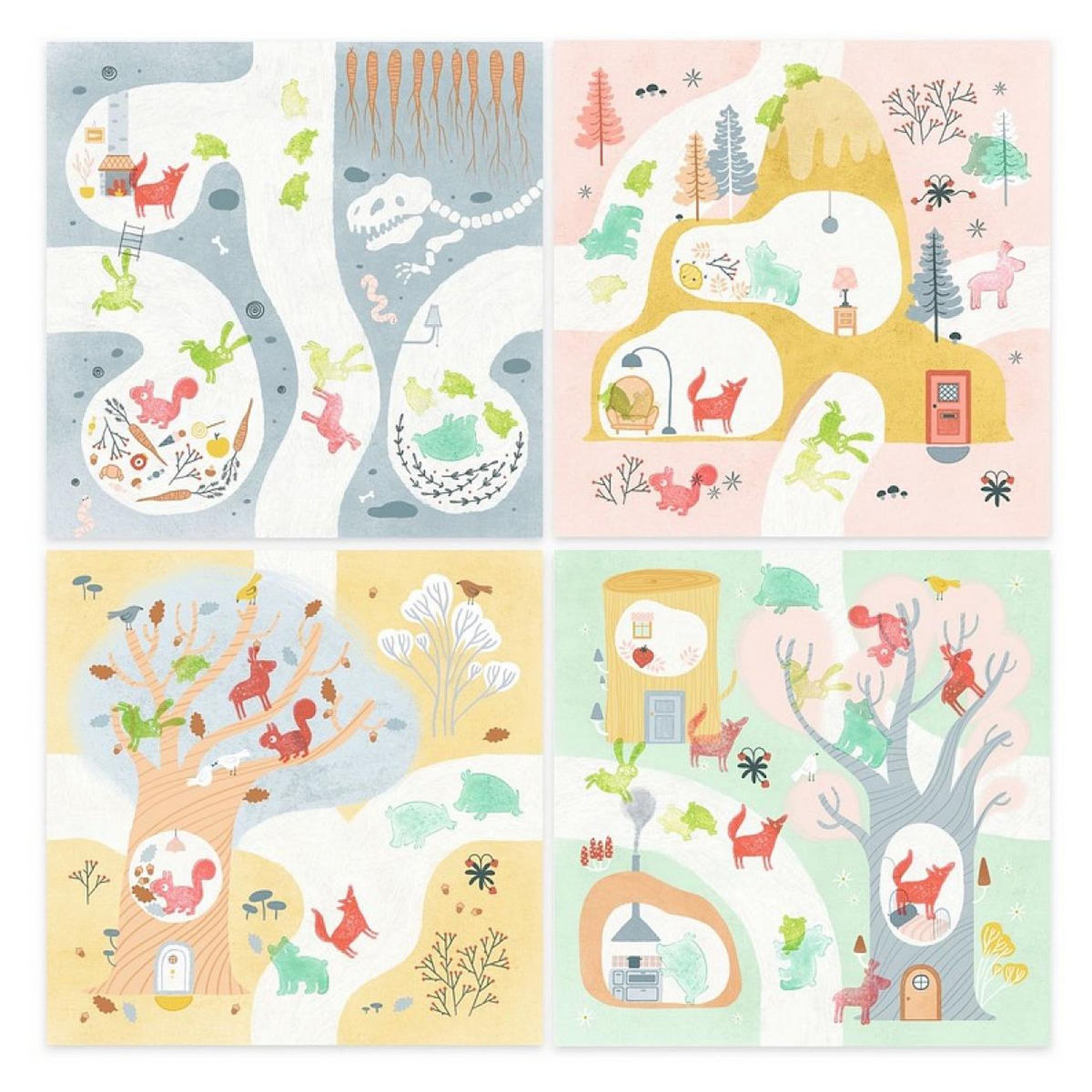 Djeco DJ09953 coffret tampons en visite