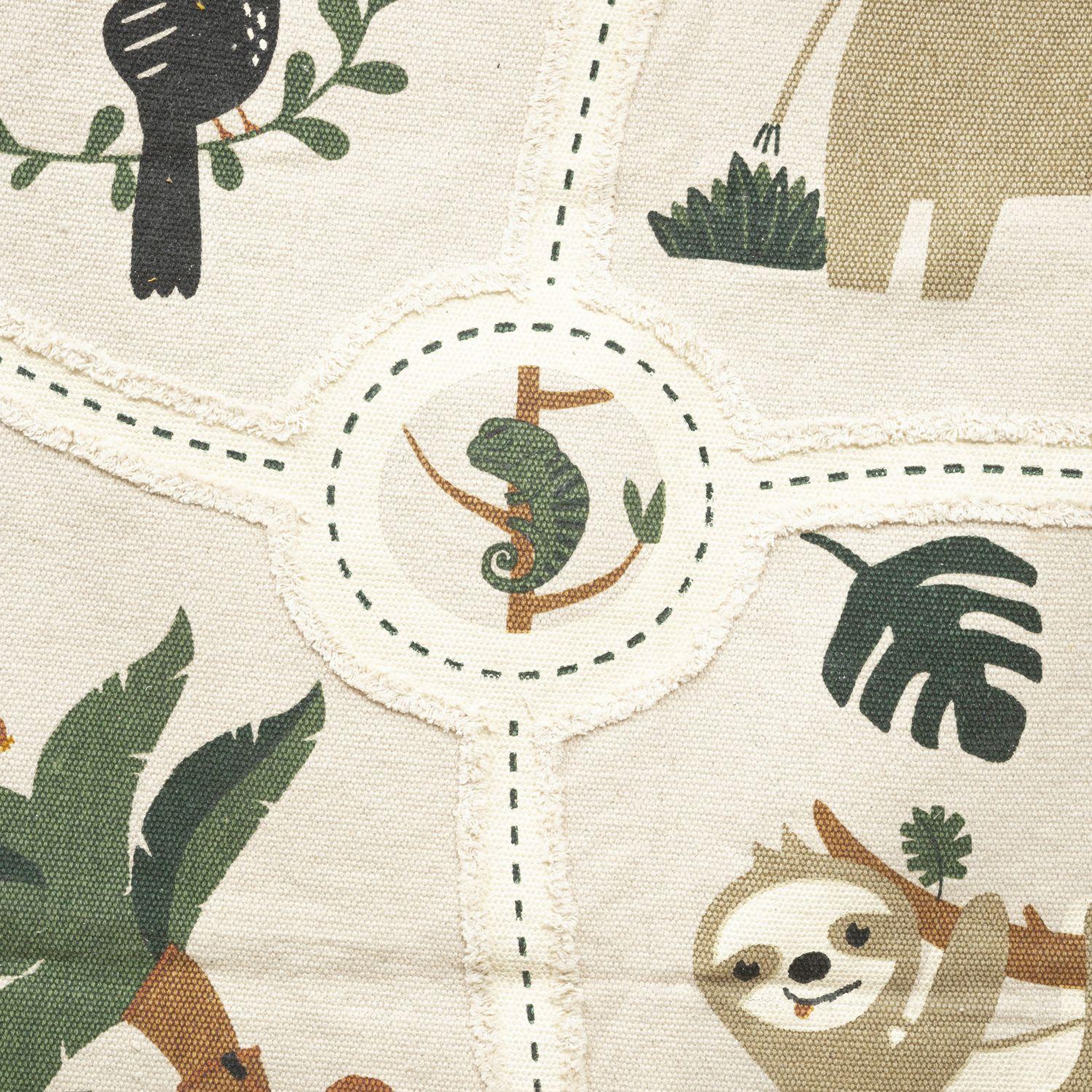 Voir la diapositive 3 : ATMOSPHERA Tapis enfant en coton jungle - 100 x 150 cm