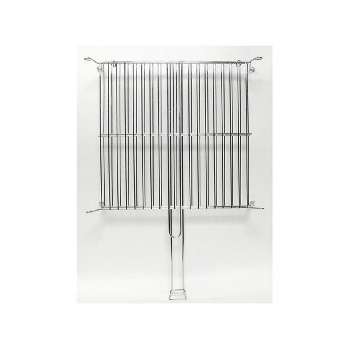 SOMAGIC Grille double sur pieds en acier chromé 40 x 40 cm