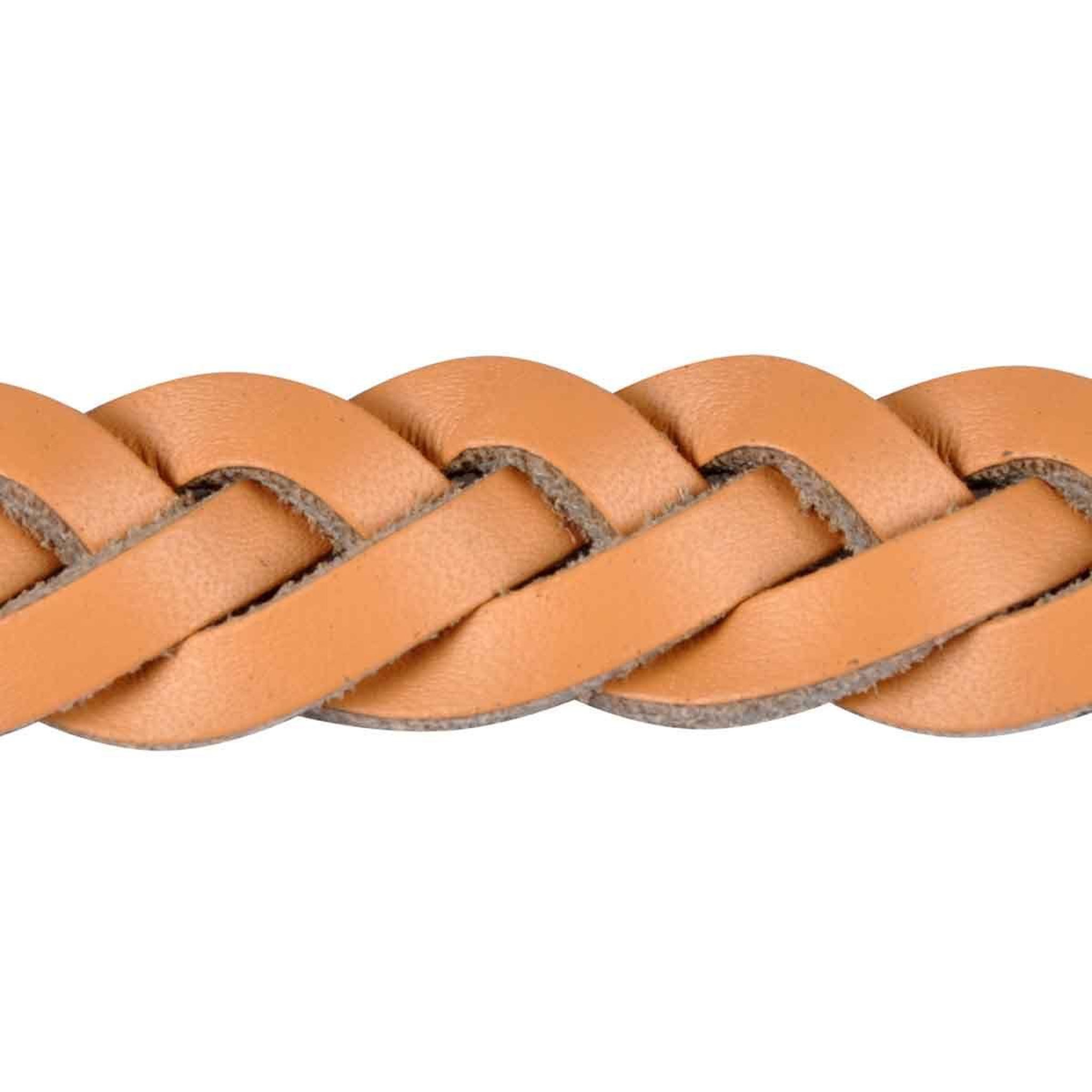 Voir la diapositive 3 : LOVE STORY Collier pour chien réglable  tressé  30-45cm naturel