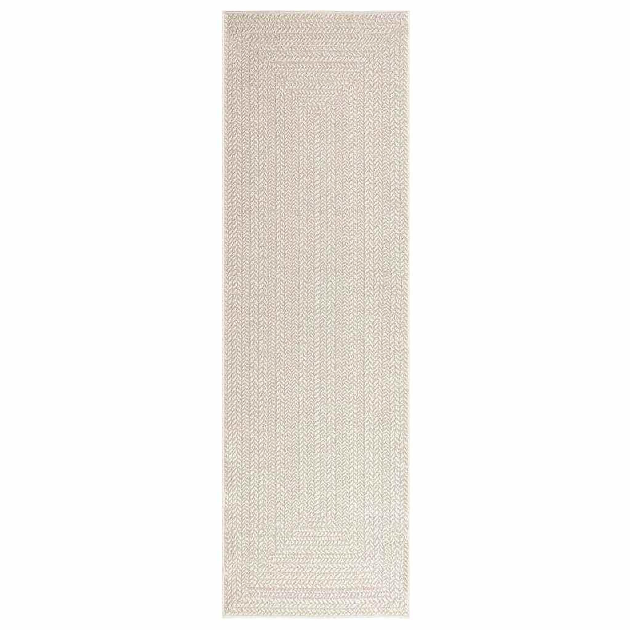 Voir la diapositive 3 : VIDAXL Tapis ZIZUR creme 80x250 cm aspect de jute interieur exterieur