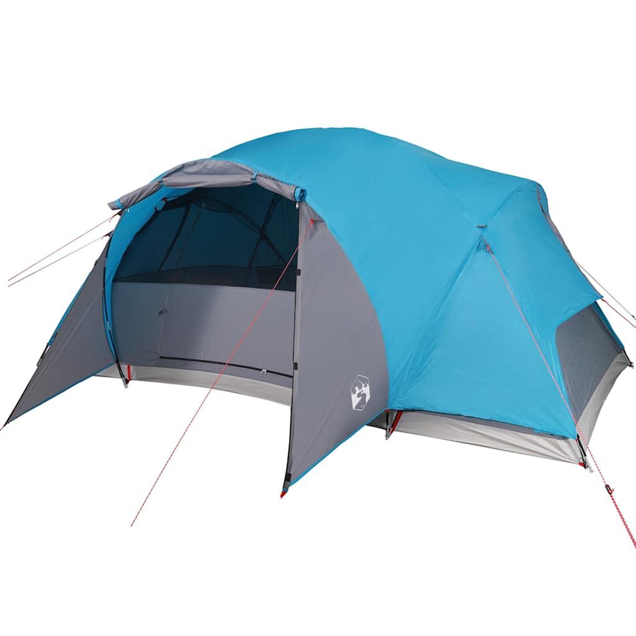 Voir la diapositive 4 : VIDAXL Tente familiale Crossvent 8 personnes bleu impermeable