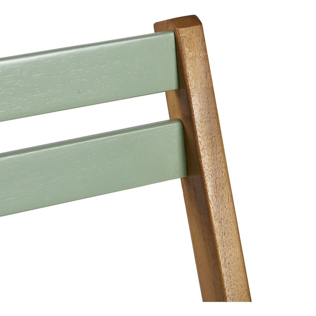 GARDENSTAR Salon de jardin - 2 places - Acacia - Vert d'eau - POBOIS