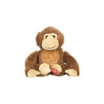 Paris Prix Peluche Animée Gorille  Galipette  18cm Marron