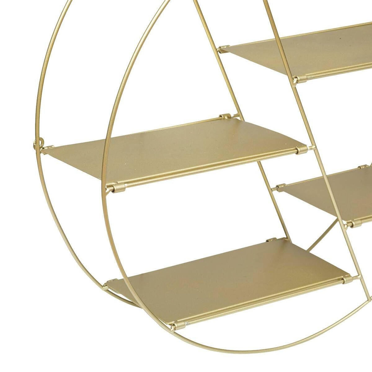 ATMOSPHERA Étagère Murale en Métal  Lara  50cm Or