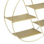 Voir la diapositive 2 : ATMOSPHERA Étagère Murale en Métal  Lara  50cm Or