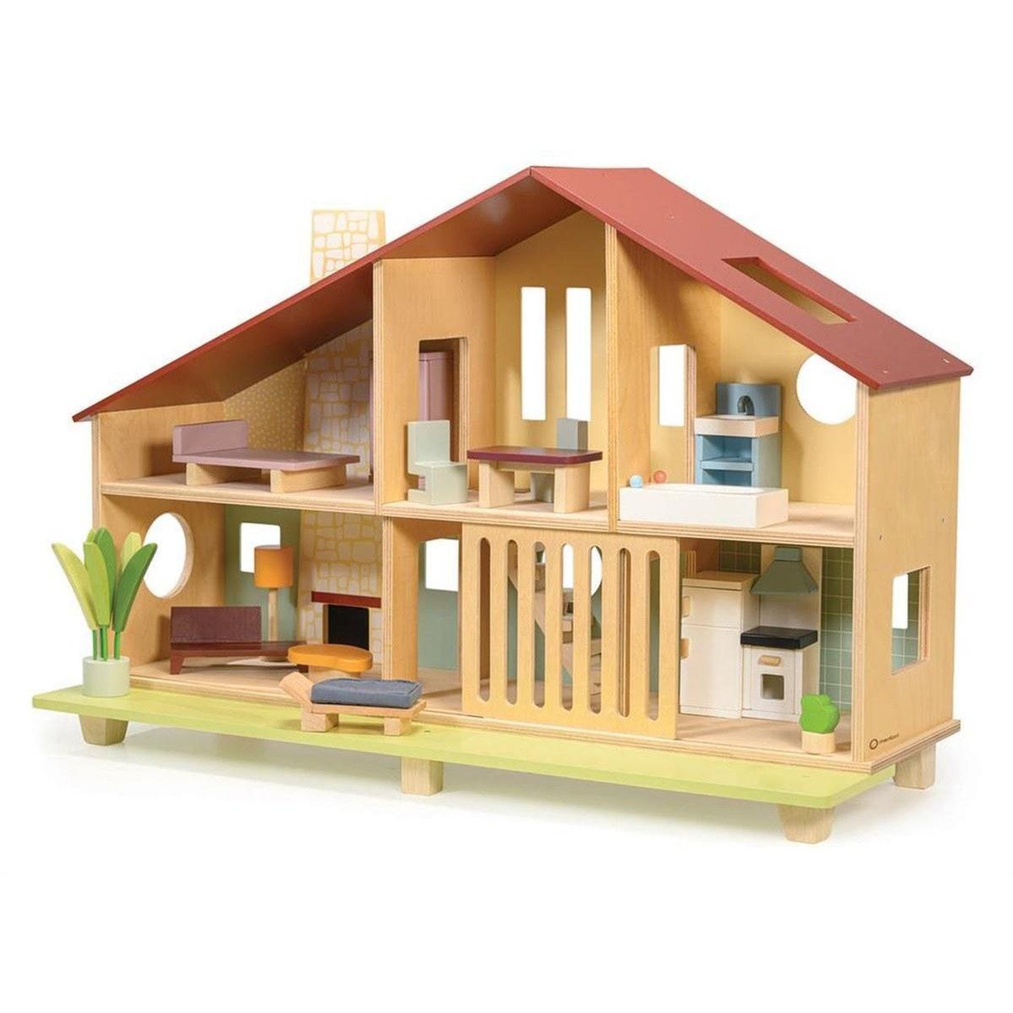 MENTARI Chalet En Cèdre Avec Meubles