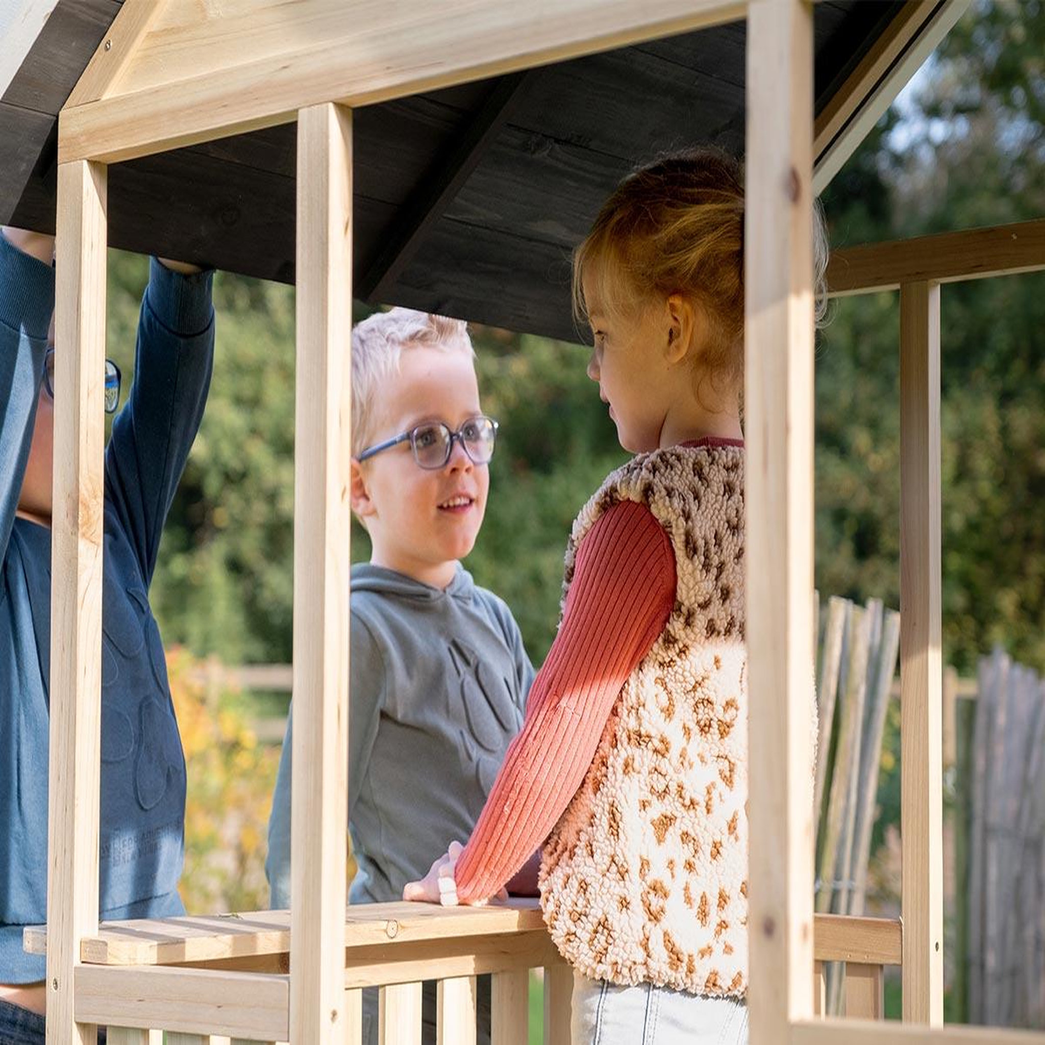 Voir la diapositive 6 : EXIT TOYS Maisonnette en bois pour enfants panorama 100 - exit toys