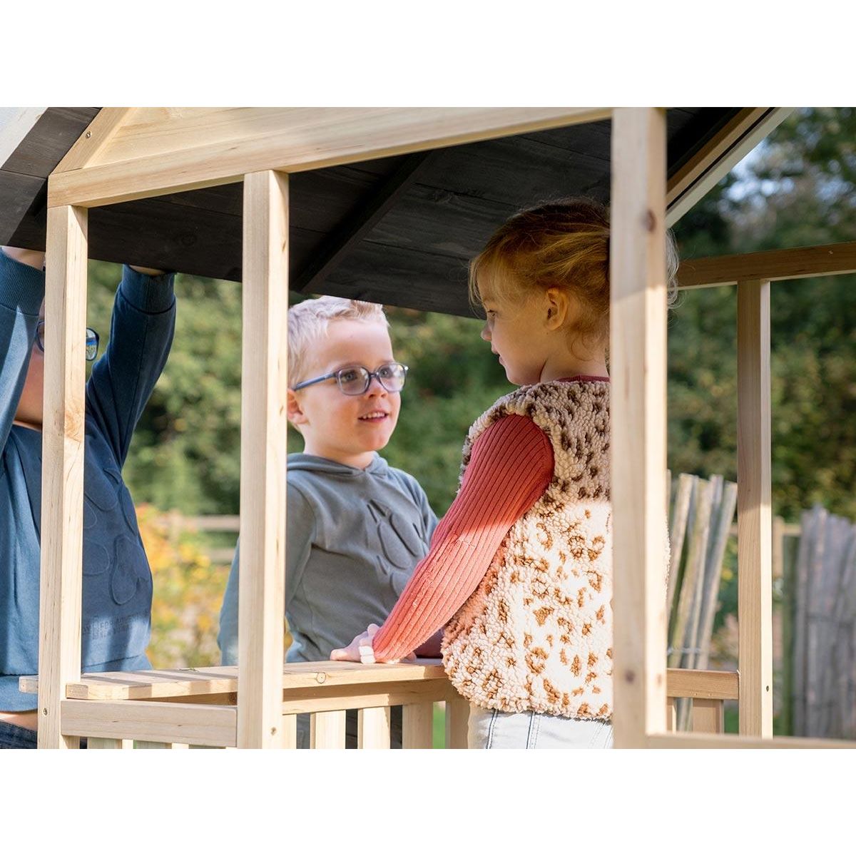 EXIT TOYS Maisonnette en bois pour enfants Panorama 100 - Exit Toys