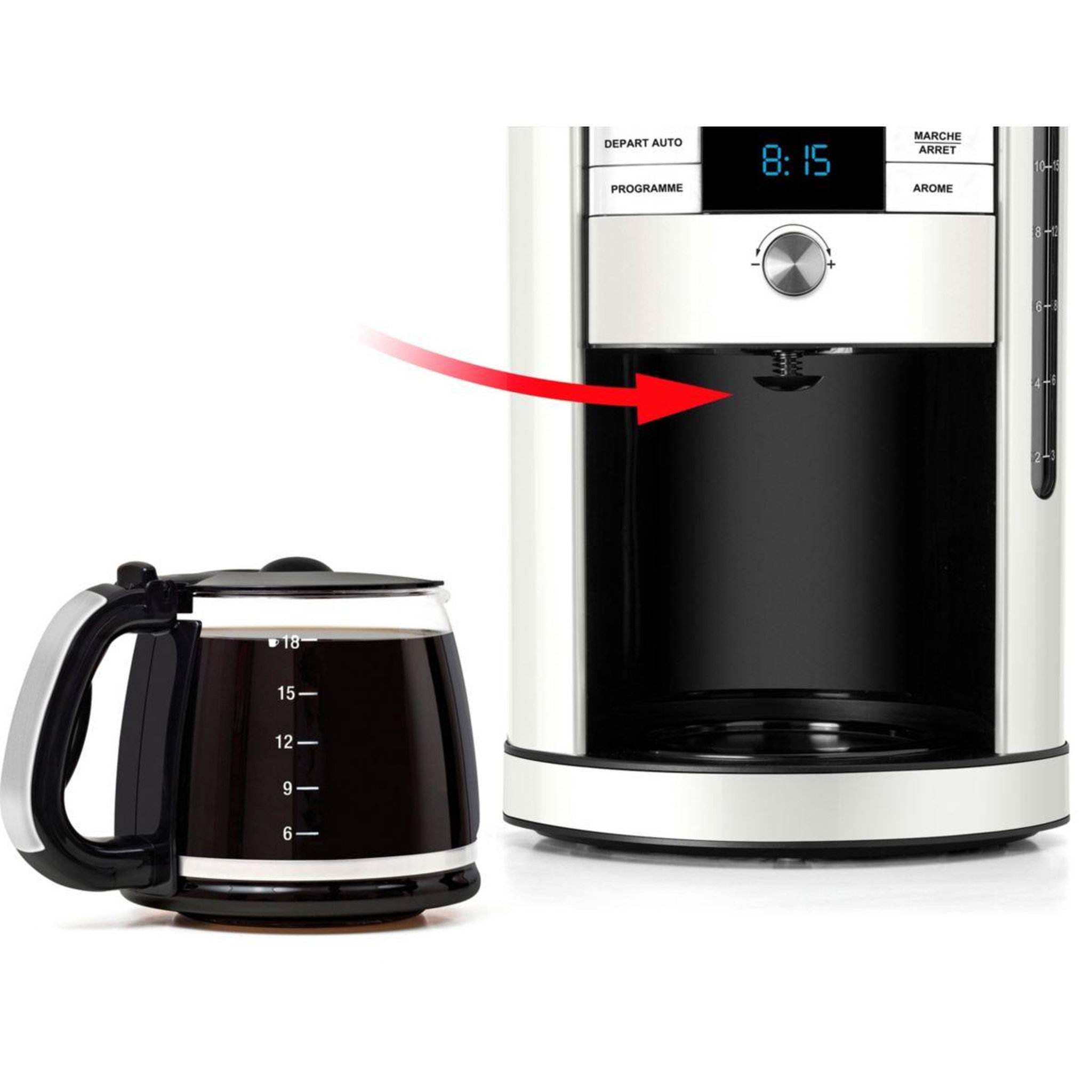 Voir la diapositive 3 : Riviera & Bar Cafetière programmable bcf551