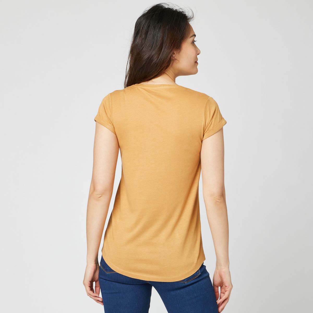 IN EXTENSO T-shirt manches courtes beige femme