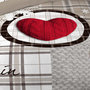 Voir la diapositive 4 : Douceur d'Intérieur Housse de couette 240x220 Love Mountain + 2 taies coton 42 fils