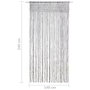 Voir la diapositive 5 : VIDAXL Rideau en macrame Anthracite 140x240 cm Coton