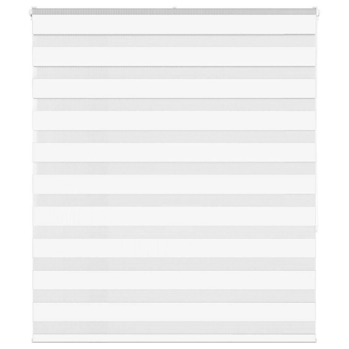 VIDAXL Store zebre blanc 130x150 cm largeur du tissu 125,9cm polyester