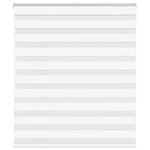 VIDAXL Store zebre blanc 130x150 cm largeur du tissu 125,9cm polyester