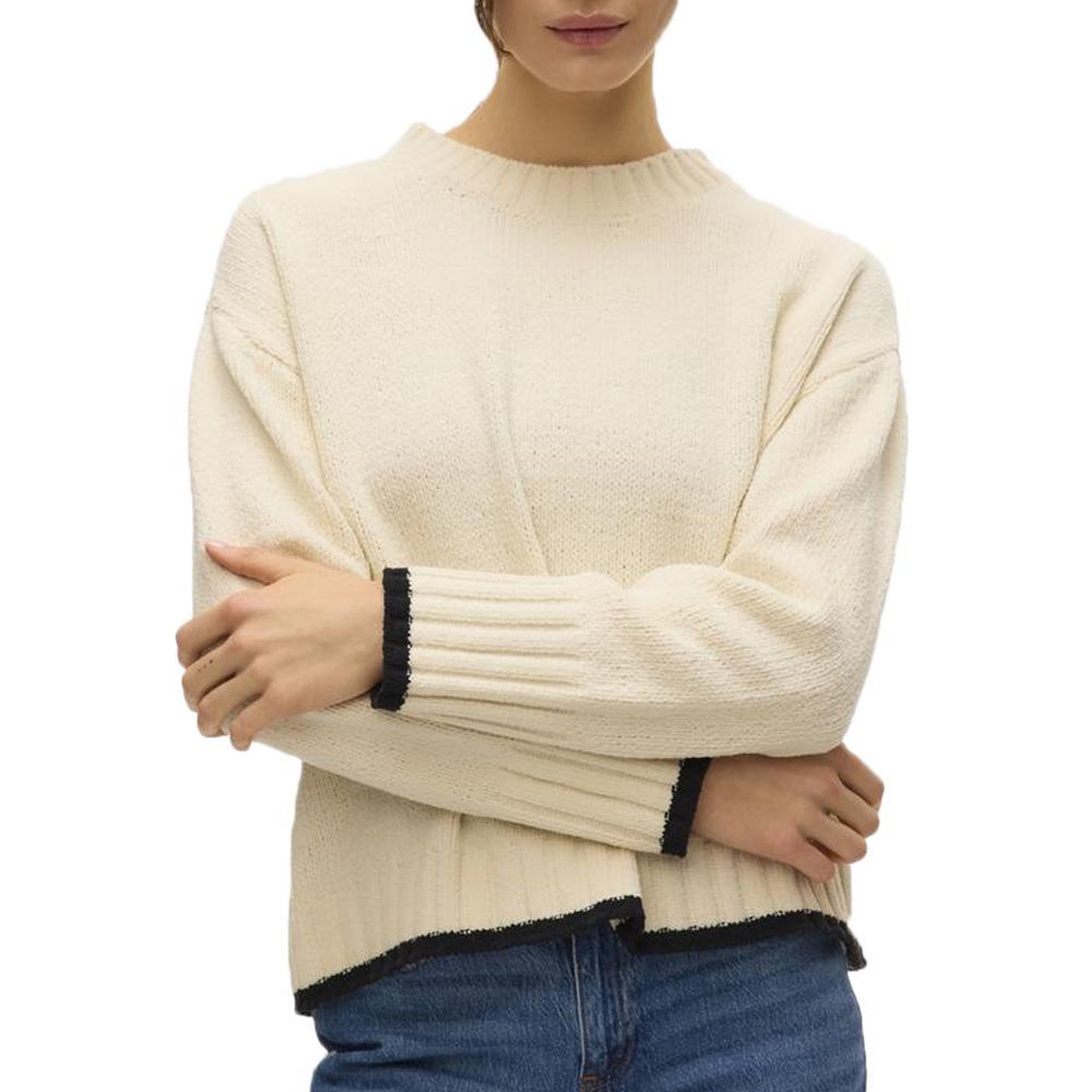 Voir la diapositive 1 : Vero Moda Pull Beige Femme Vero Moda Hadow