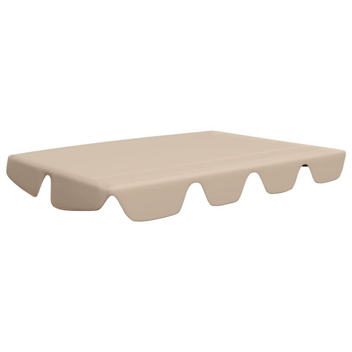 VIDAXL Toit de rechange de balançoire beige 150/130x105/70 cm