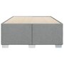 Voir la diapositive 4 : VIDAXL Cadre de lit sans matelas gris clair 120x190 cm tissu