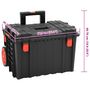 Voir la diapositive 6 : VIDAXL Valise de vol portable Noir 56,5x45,5x48 cm PP