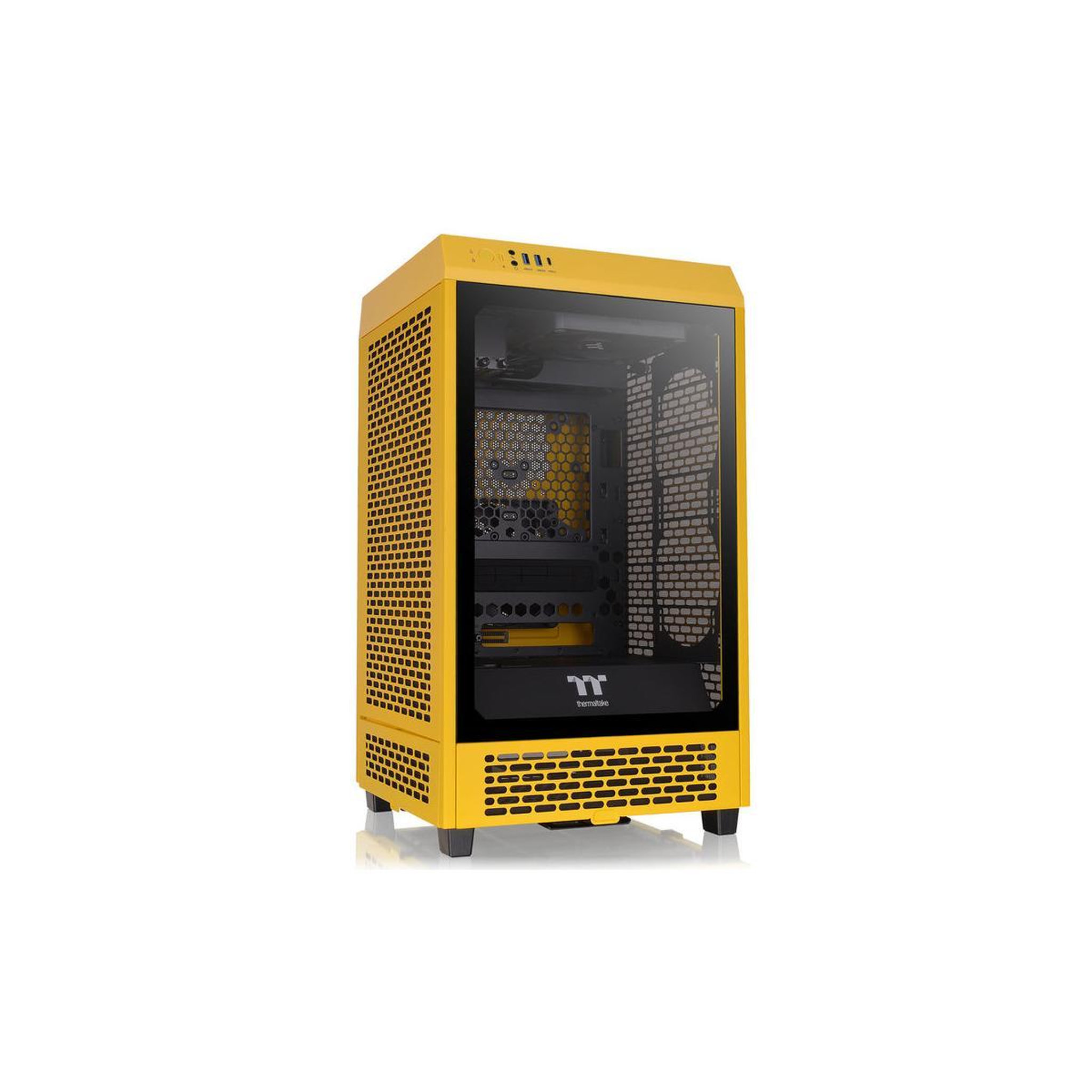 Voir la diapositive 2 : Thermaltake Boîtier pc thermaltake ca-1x9-00s4wn-00 mini tour jaune