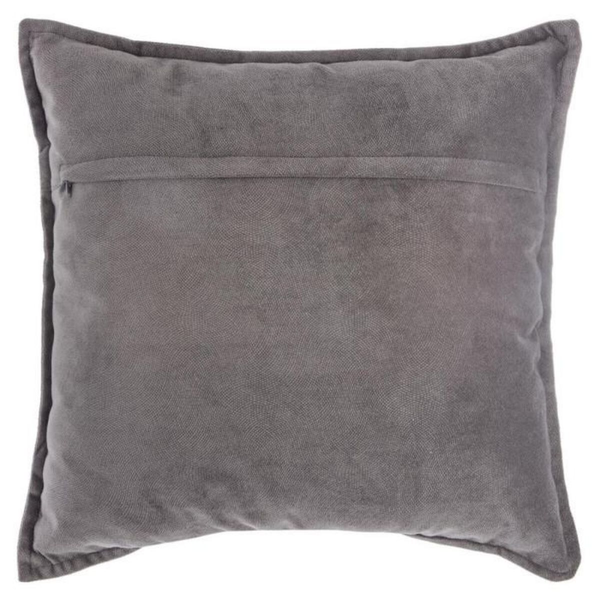 ATMOSPHERA Coussin Déhoussable  Lilou  45x45cm Gris Foncé