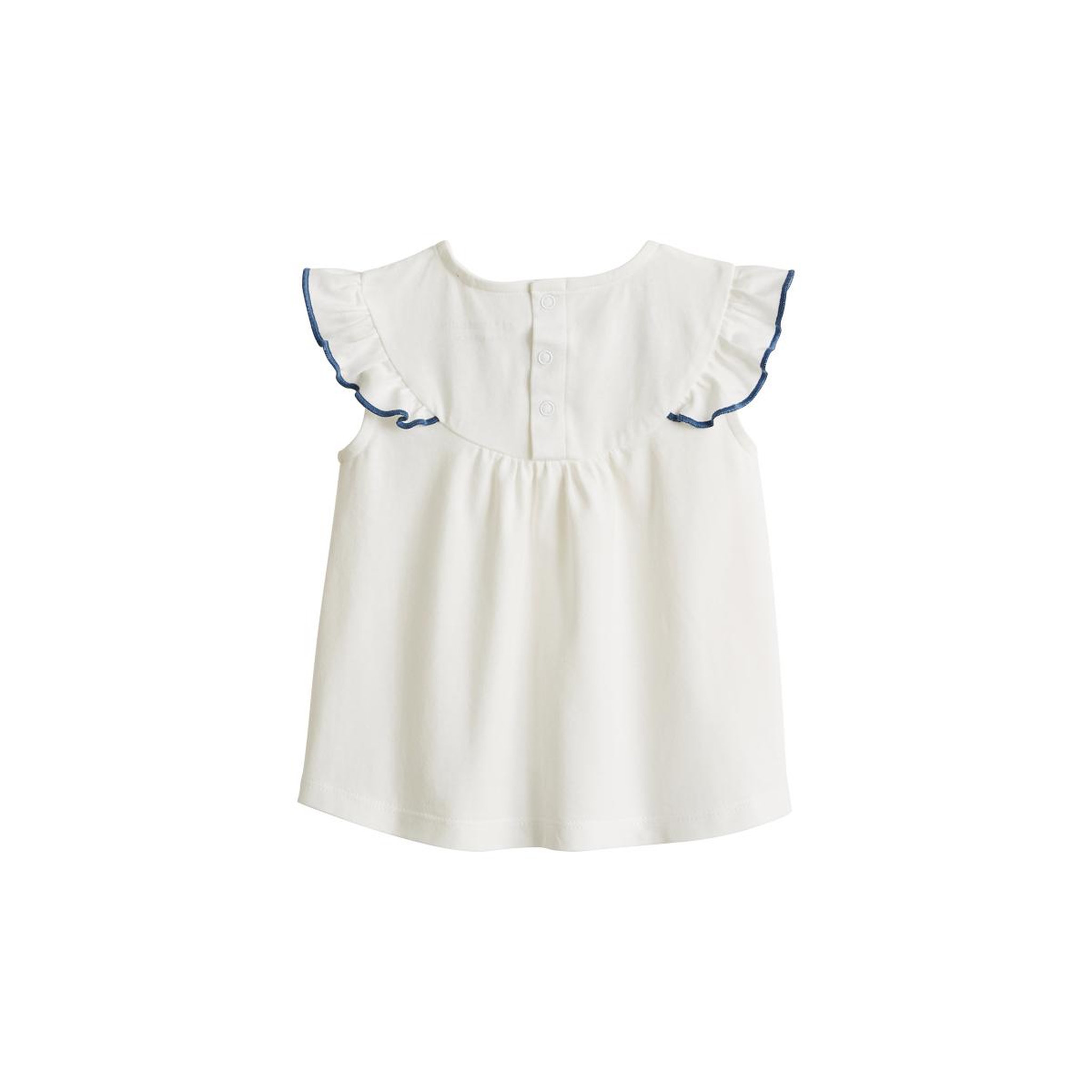 Voir la diapositive 2 : Petit Béguin T-shirt bébé Flora