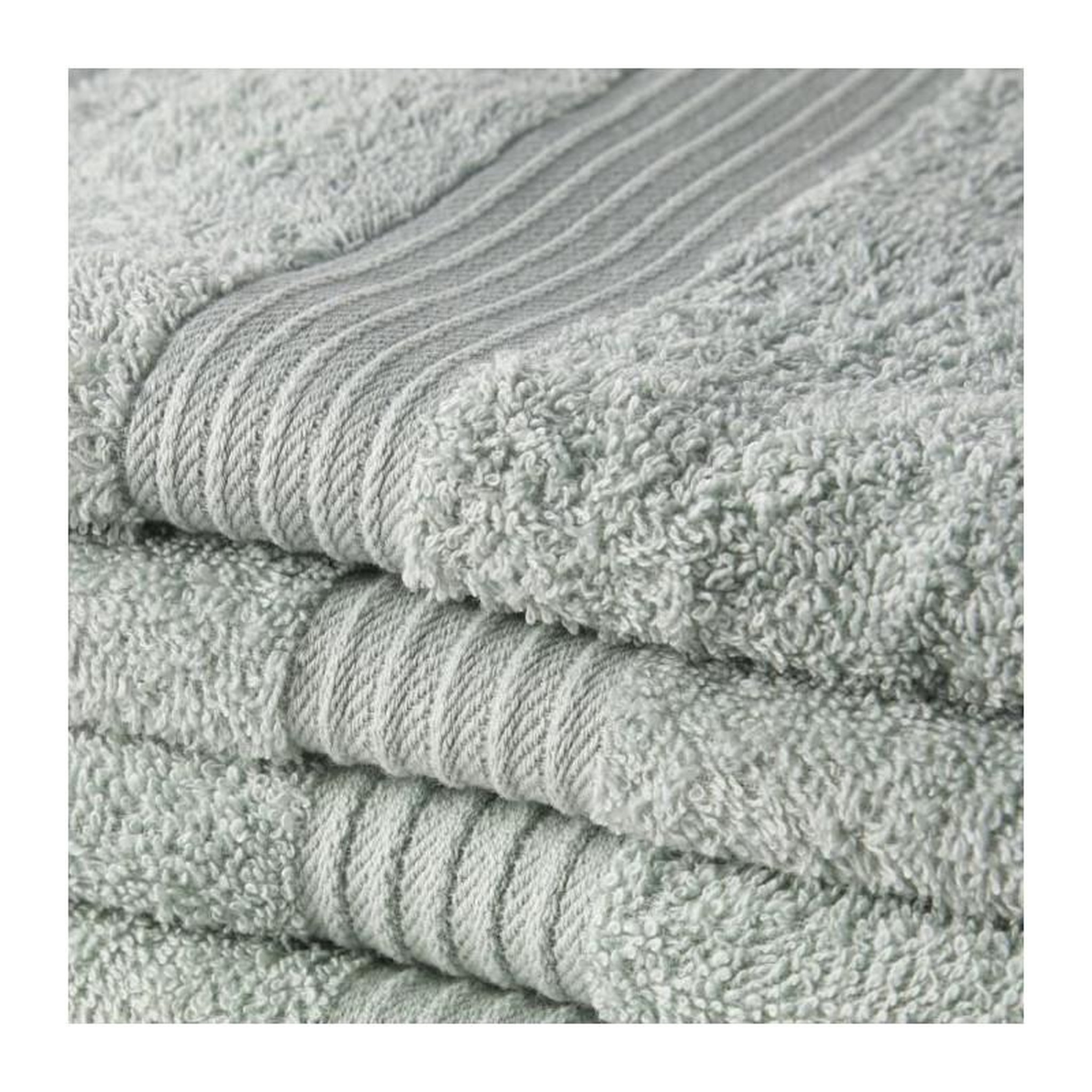 Voir la diapositive 4 : Today TODAY Essential - Lot de 10 serviettes de toilette 50x90 cm 100% Coton coloris céladon