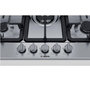Voir la diapositive 3 : BOSCH Table de cuisson gaz 75cm 5 feux inox - pgq7b5b90