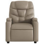 Voir la diapositive 3 : VIDAXL Fauteuil inclinable Cappuccino Similicuir