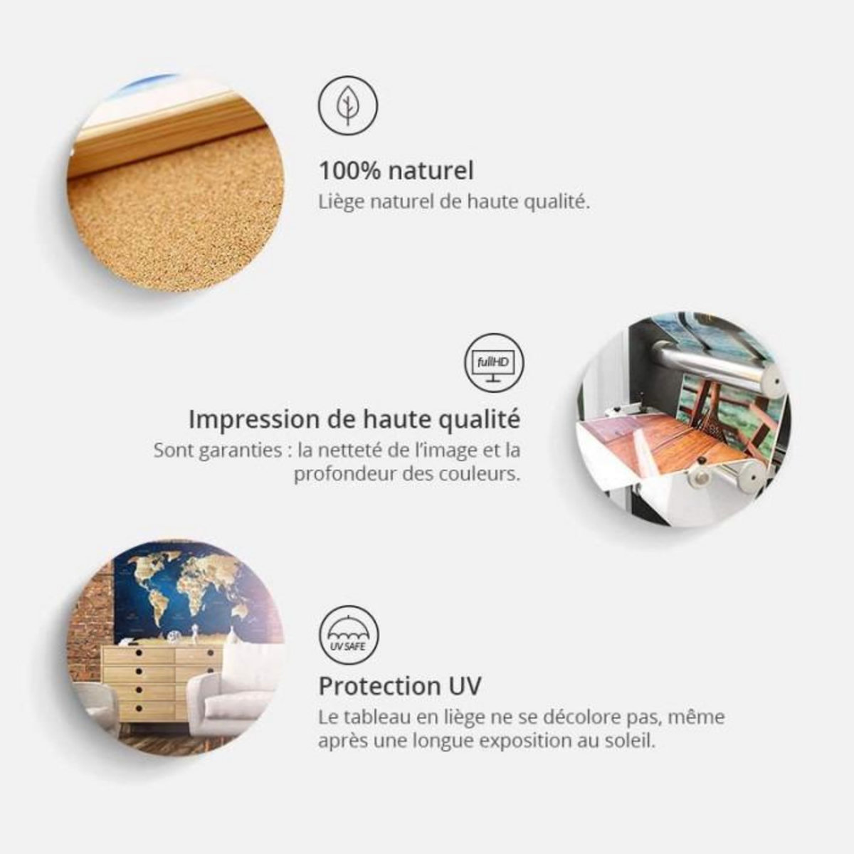 Paris Prix Tableau en Liège  Carte du Monde - Amber World