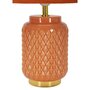Voir la diapositive 2 : Paris Prix Lampe à Poser en Céramique  Square  44cm Orange