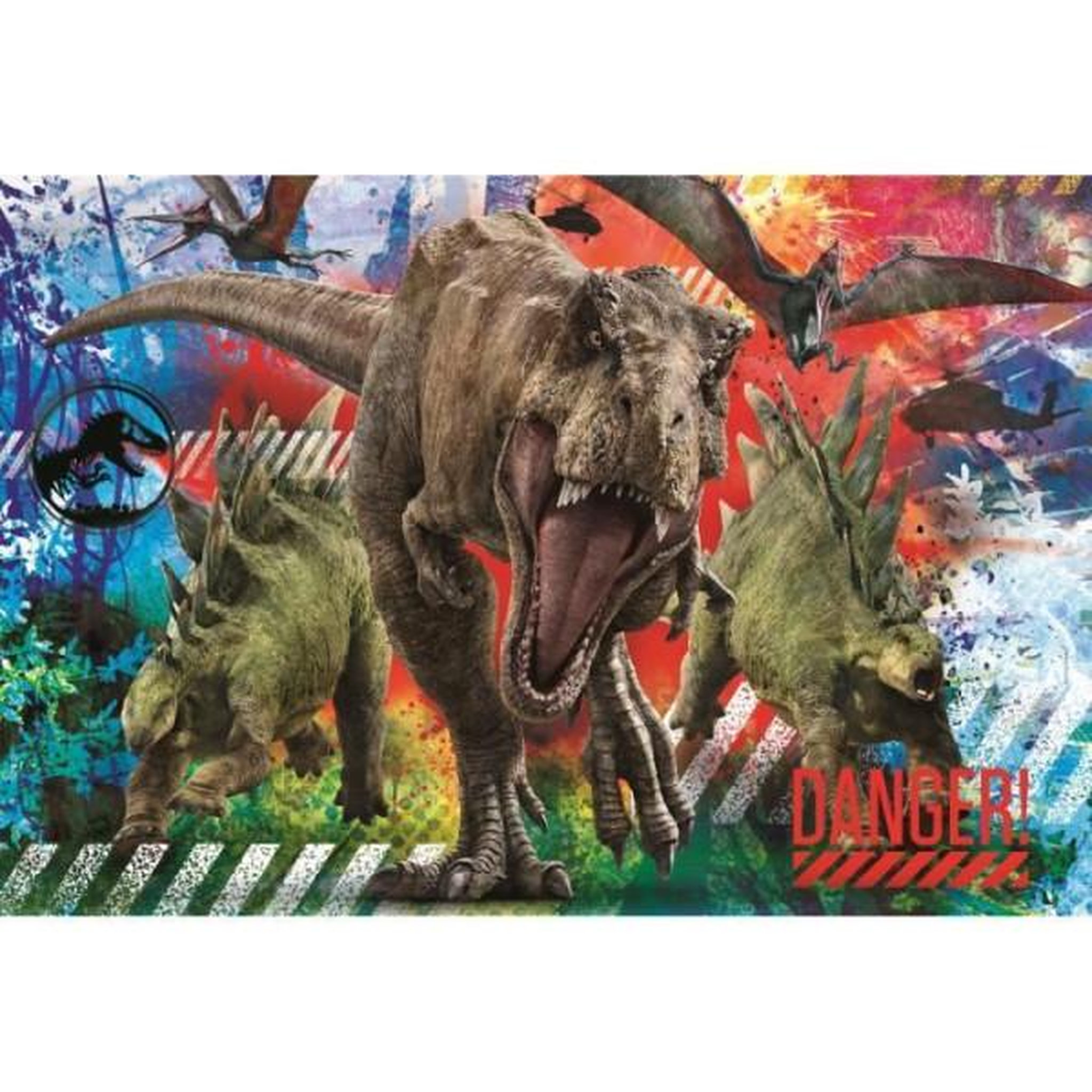 Voir la diapositive 2 : CLEMENTONI Puzzle enfant - clementoni - jurassic world - moins de 100 pieces - cinéma et publicité